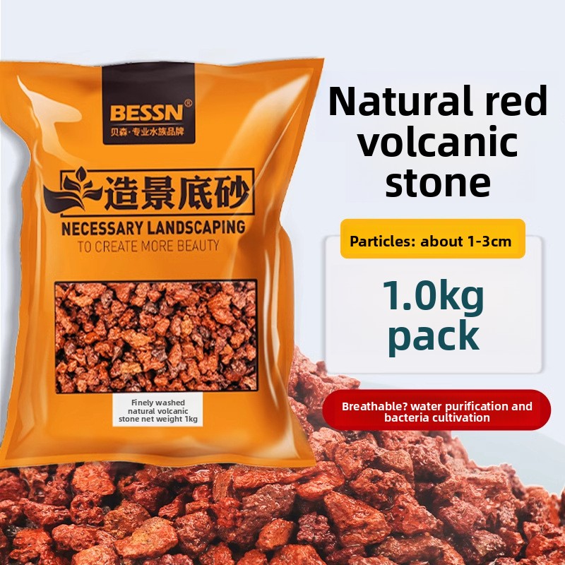 Aquarium Plant Gravel - BESSN Volcanic Rock Aquarium Substrate-Lava Stone