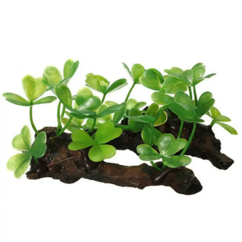 Plastic Artificial Turtle Tree - đánh giá và giá Aquarium Planted Wood