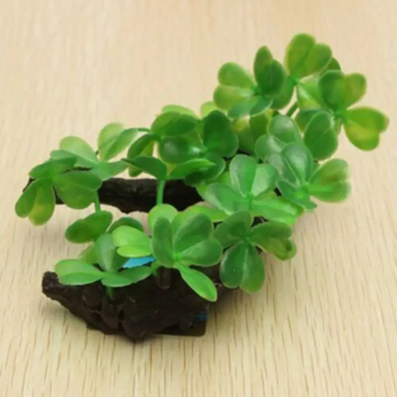 Plastic Artificial Turtle Tree - đánh giá và giá Aquarium Planted Wood