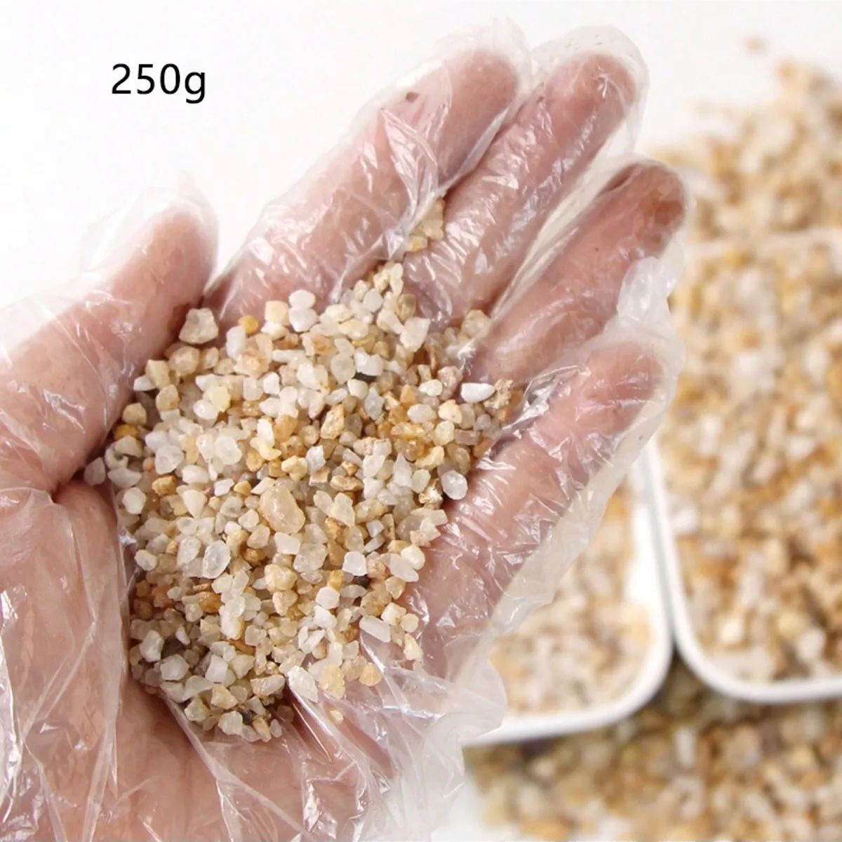 1pc-250g Natural Crystals Grav - đánh giá và giá Aquarium Plant Gravel