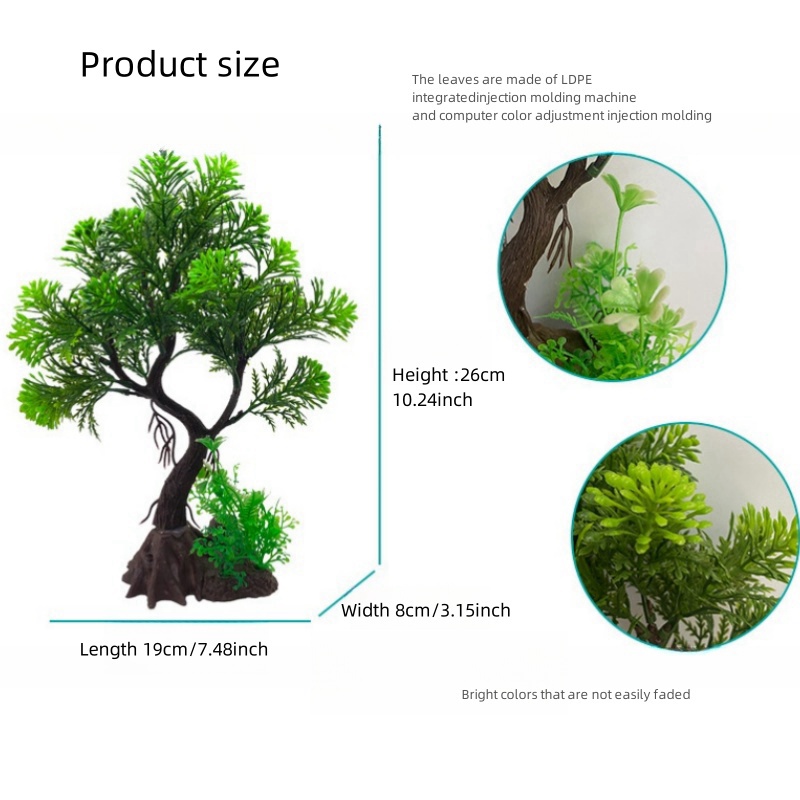 Fish Tank DIY  Artificial Aqua - đánh giá và giá Aquarium Planted Wood