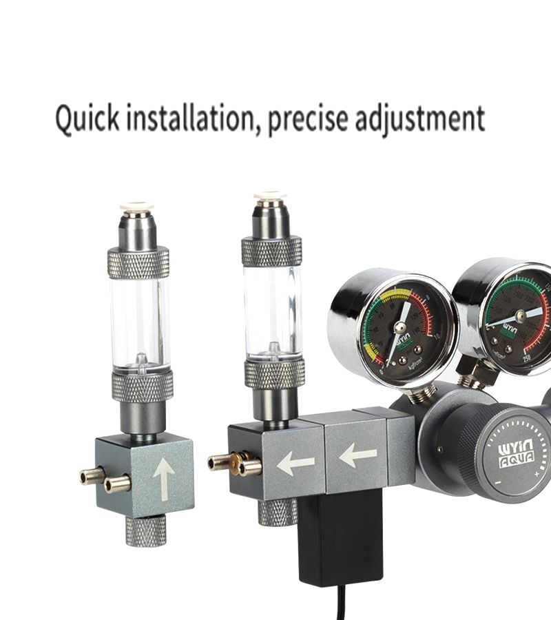 Aquarium DIY Co2 regulator dua - đánh giá và giá Co2 Regulator Dual Stage