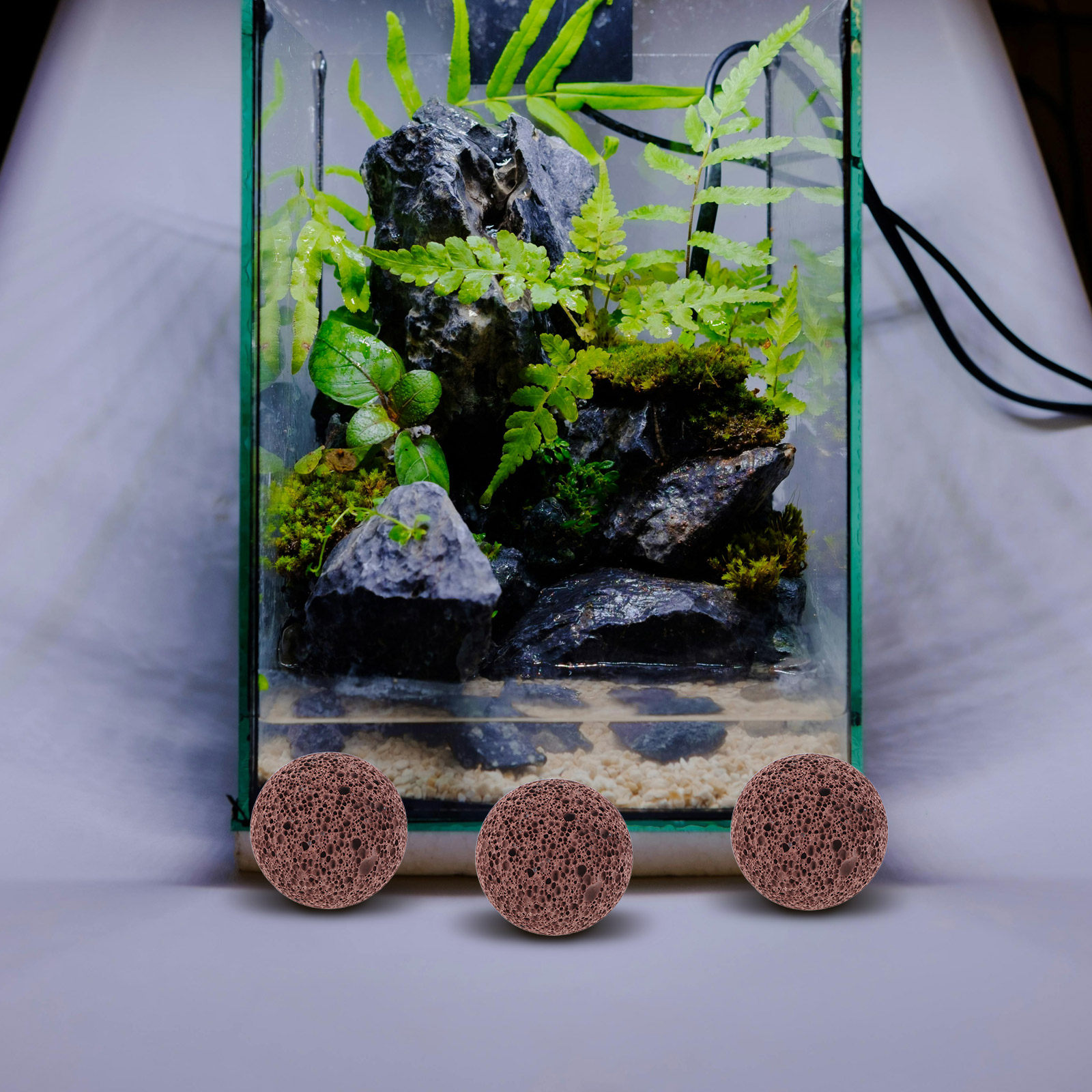 5Pcs Porous Volcanic Rock Lava - đánh giá và giá Aquarium Planted Tank Soil