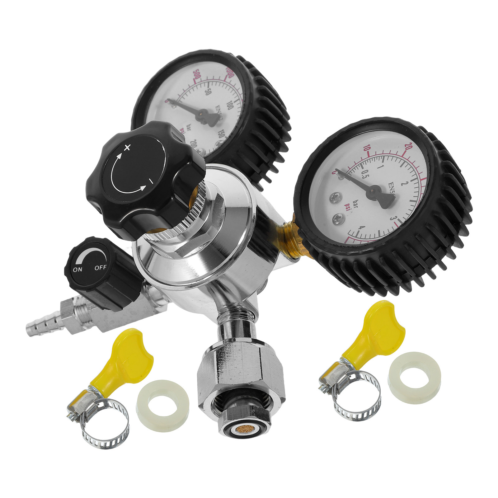 1Set Brewing Equipment Beer Ke - đánh giá và giá Co2 Regulator Dual Stage