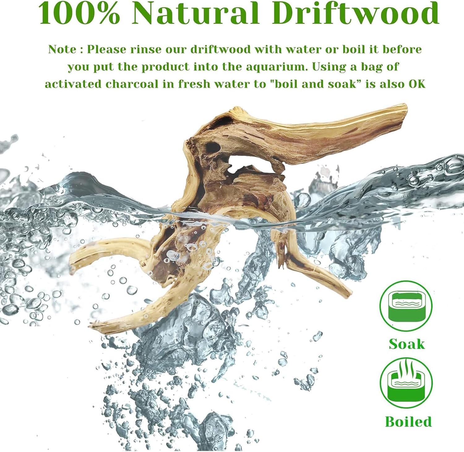 1PC  20-25CM Natural Driftwood - đánh giá và giá Aquarium Planted Wood