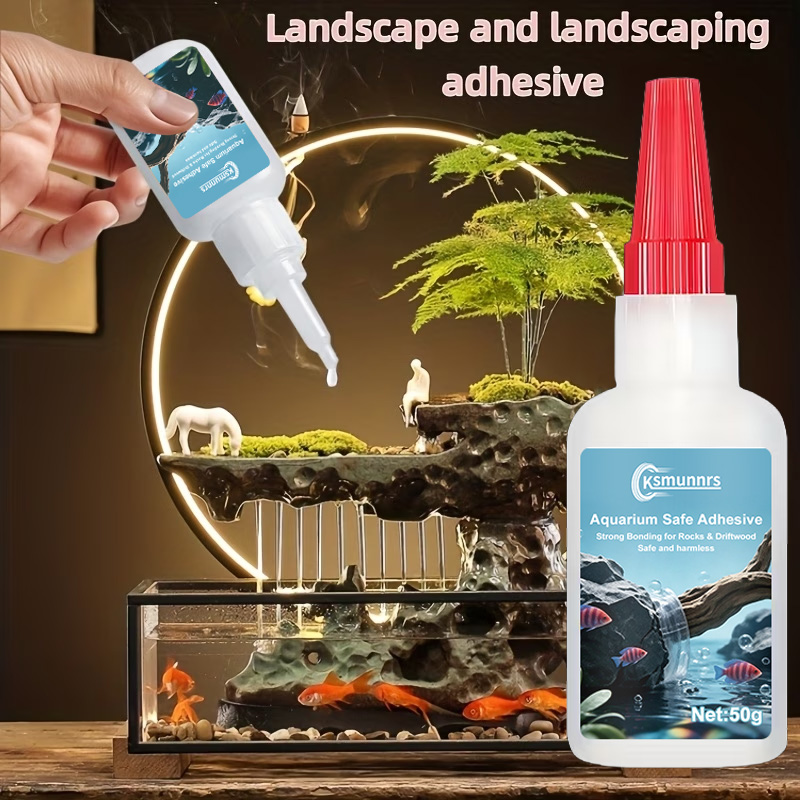 Aquarium Landscape Glue, Quick - đánh giá và giá Aquarium Planted Wood