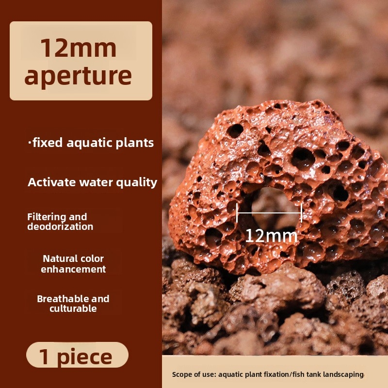Red Lava Rock Planting Ring –  - đánh giá và giá Planted Aquarium Carpet Plant