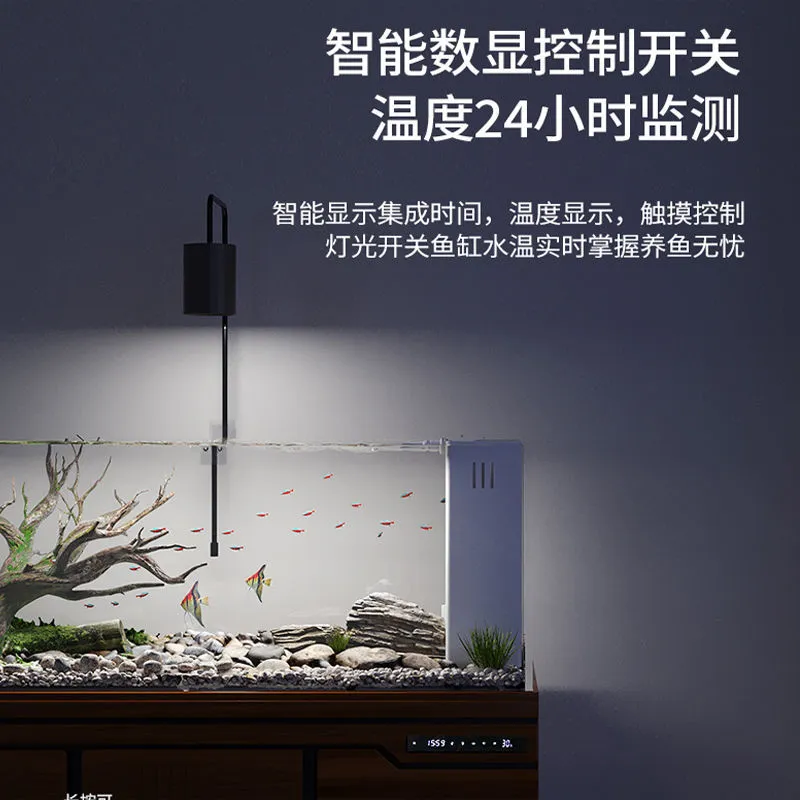 Large Ultra White Glass Fish T - đánh giá và giá Aquarium Planted Wood