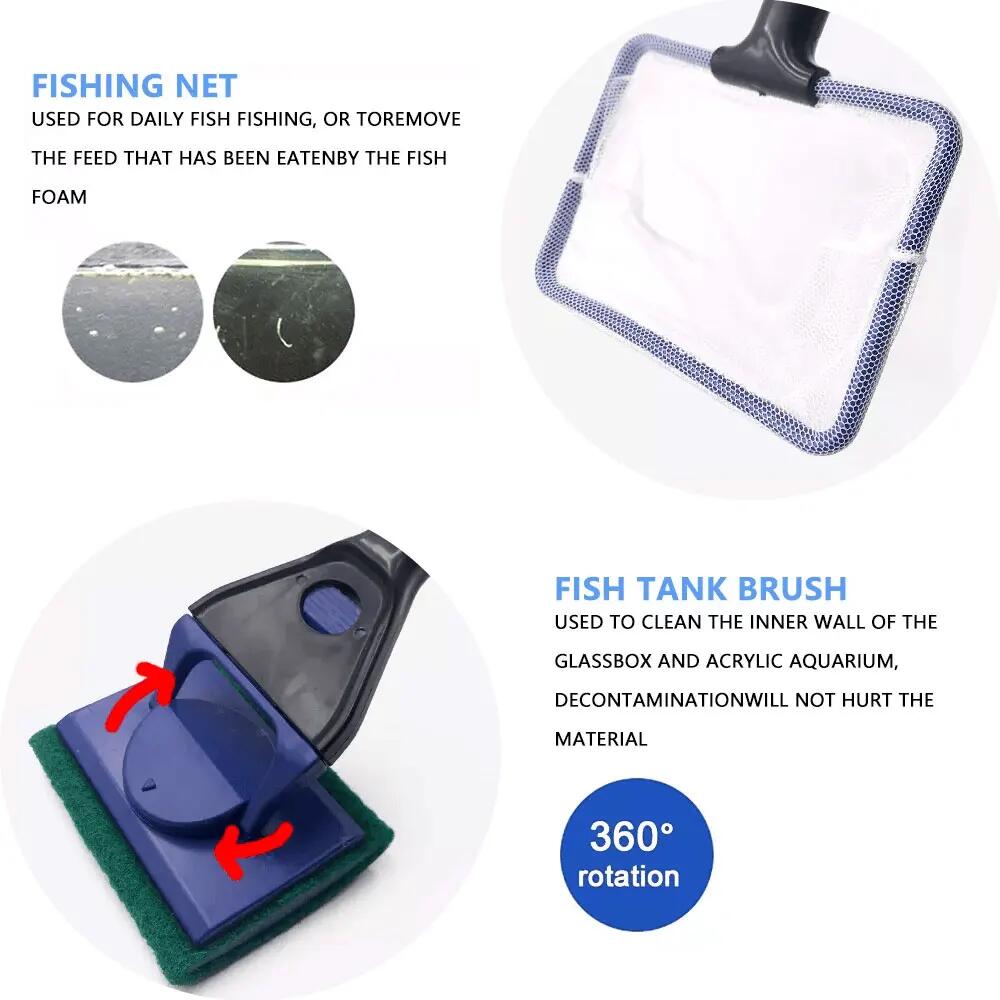 5in1 Aquarium Cleaning Tool Pl - đánh giá và giá Aquarium Plant Gravel