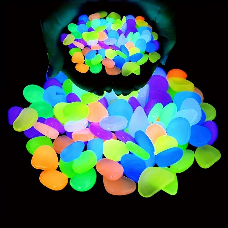 50-200pcs Glow in The Dark Peb - đánh giá và giá Aquarium Plant