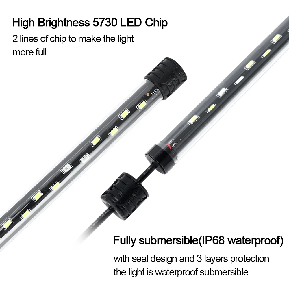 58CM  Aquarium Light LED Plant - đánh giá và giá Aquarium Plant Growth
