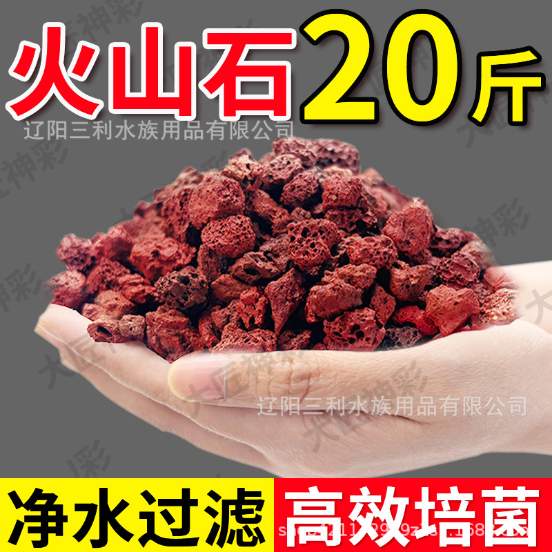 Natural Porous Red Lava Rock A - đánh giá và giá Aquarium Planted Tank Soil